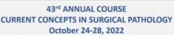 Harvard 43rd Annual Current Concepts in Surgical Pathology 2022