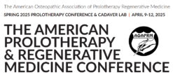 American Osteopathic Association of Prolotherapy Regenerative Medicine Spring Conference 2025