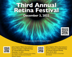 Johns Hopkins Wilmer Eye Institute’s 3rd Annual Retinal Festival 2022